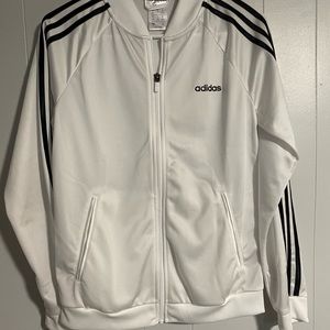 White Adidas Track Jacket
